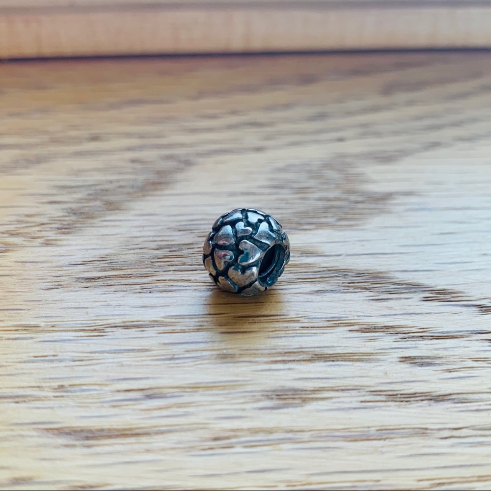 Authentic Pandora Charm - All-Over Hearts
